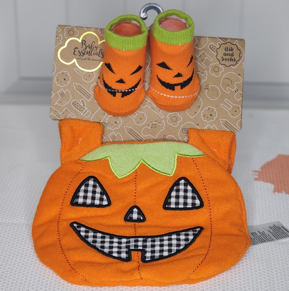 Halloween Pumpkin NB 2pc Set